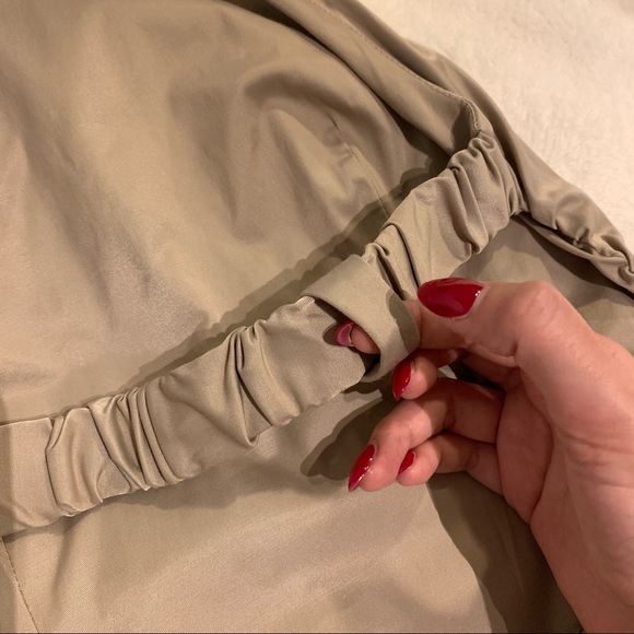 Halter Neck,Open Back Beige Mini Dress - Picture 6 of 14